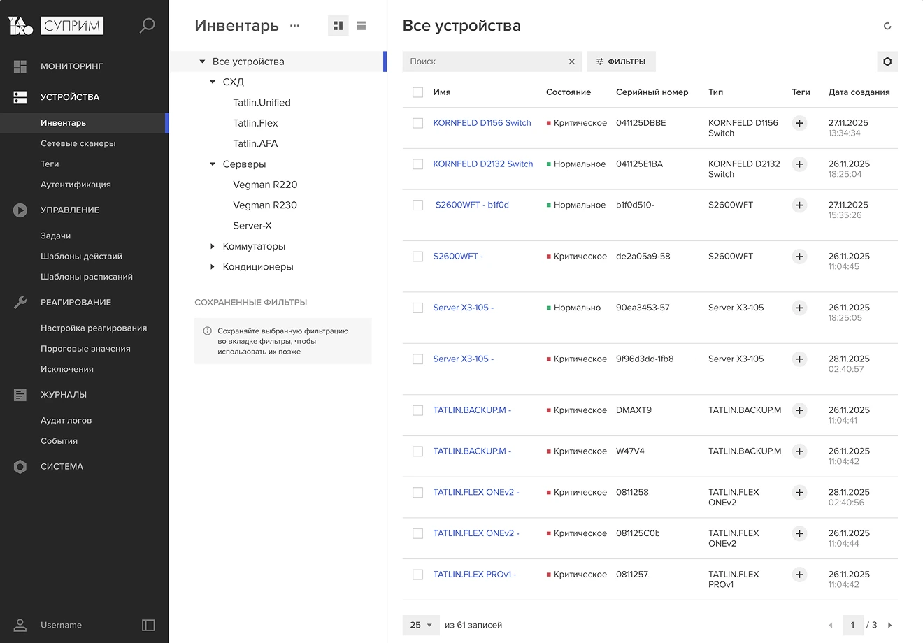Все устройства